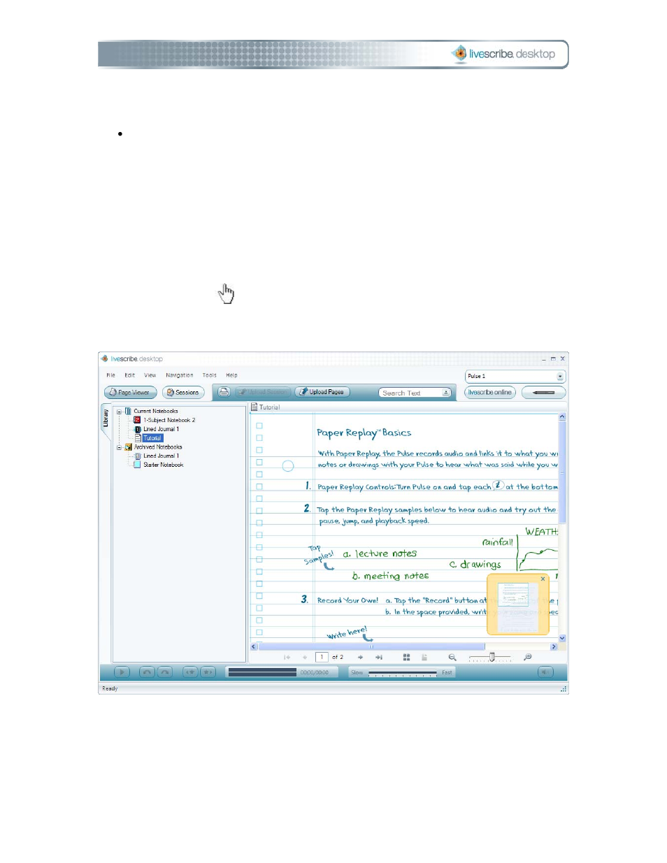 Livescribe DESKTOP VERSION 1.2 User Manual | Page 36 / 70