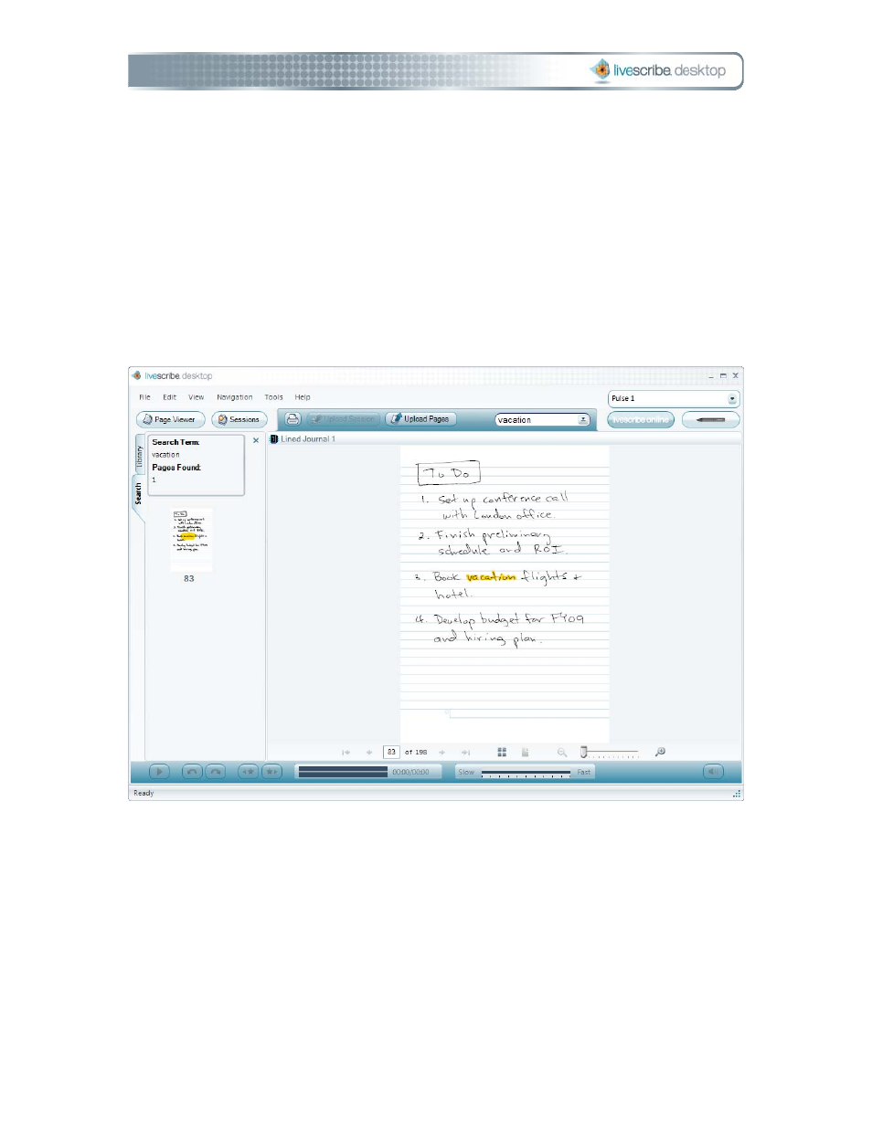 Copying and pasting pages | Livescribe DESKTOP VERSION 1.2 User Manual | Page 41 / 70