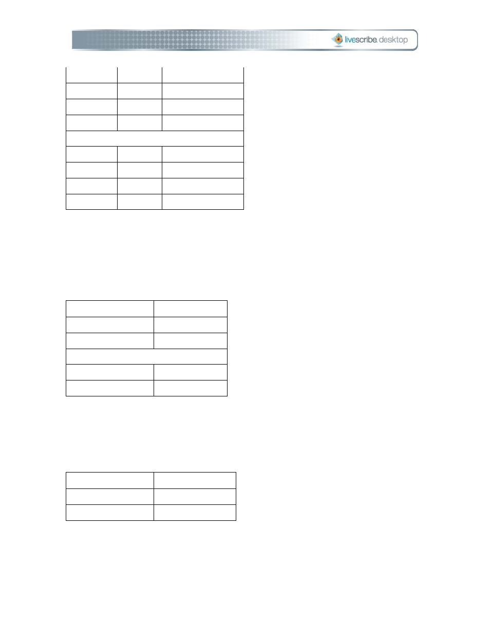 Lined black journals, Unlined black journals | Livescribe DESKTOP VERSION 1.2 User Manual | Page 63 / 70