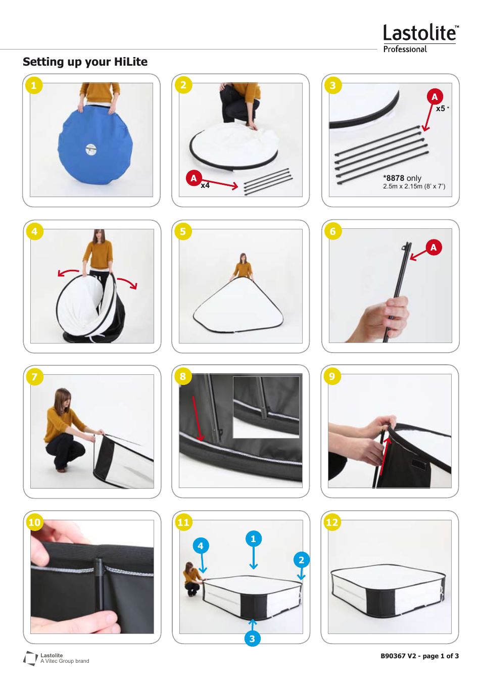 Lastolite 8990 User Manual | 3 pages