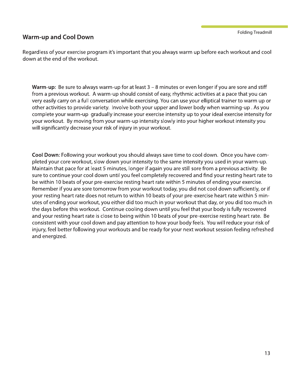 LifeSpan TR3000i User Manual | Page 13 / 48
