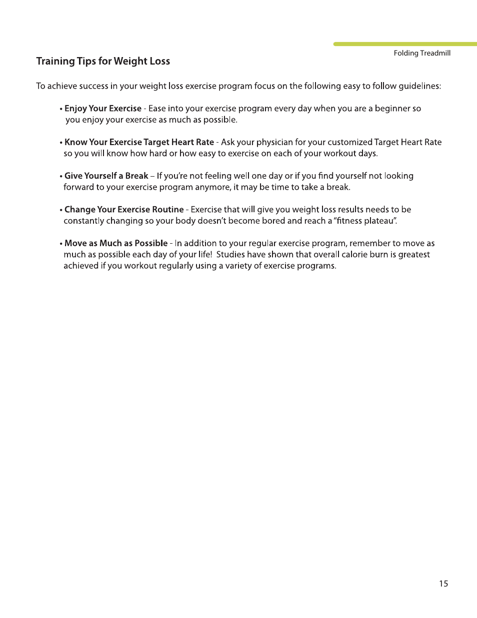 LifeSpan TR3000i User Manual | Page 15 / 48