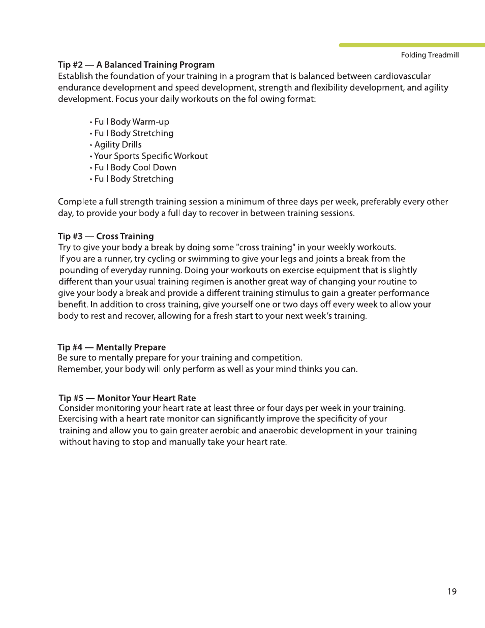 LifeSpan TR3000i User Manual | Page 19 / 48