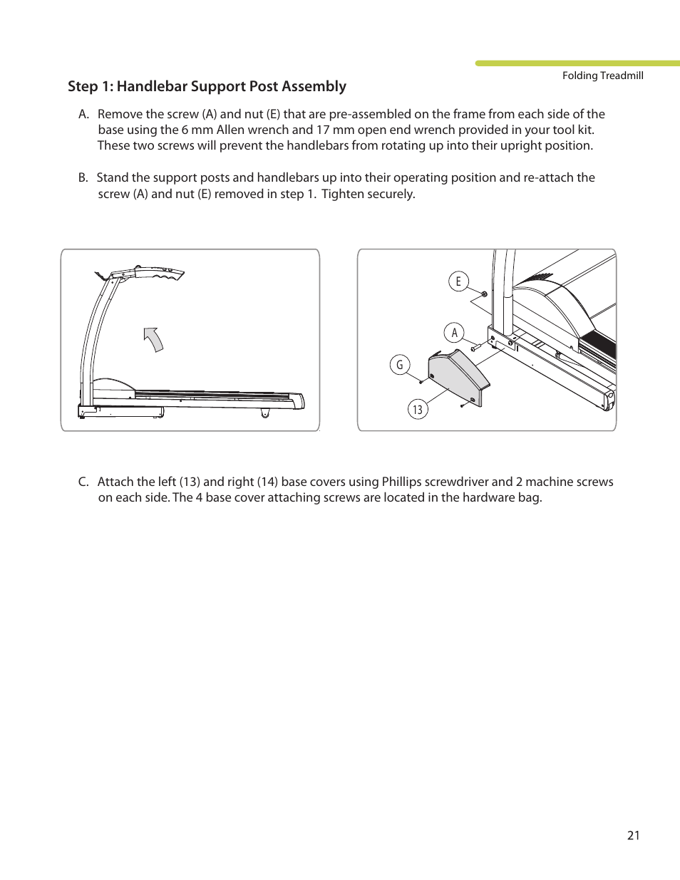LifeSpan TR3000i User Manual | Page 21 / 48