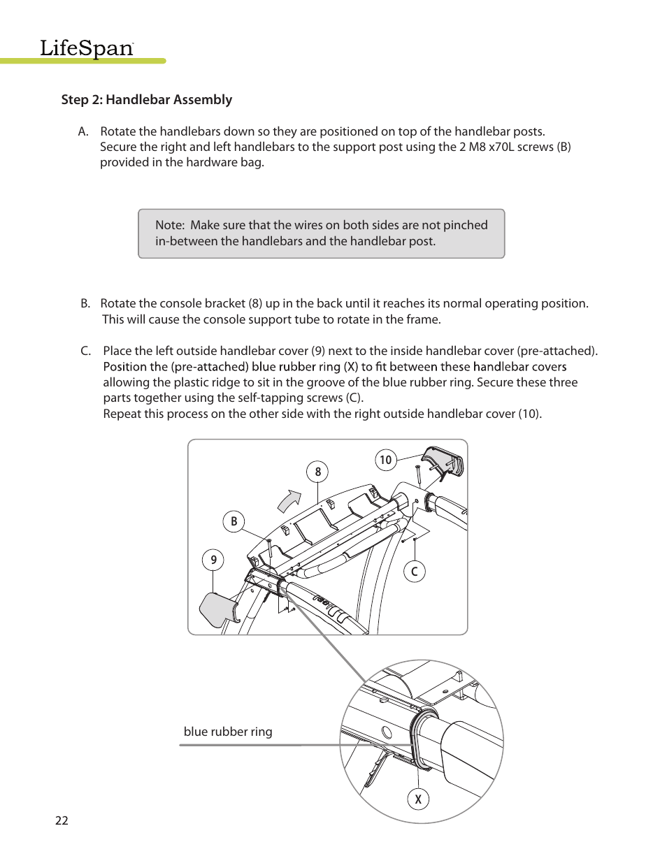 LifeSpan TR3000i User Manual | Page 22 / 48