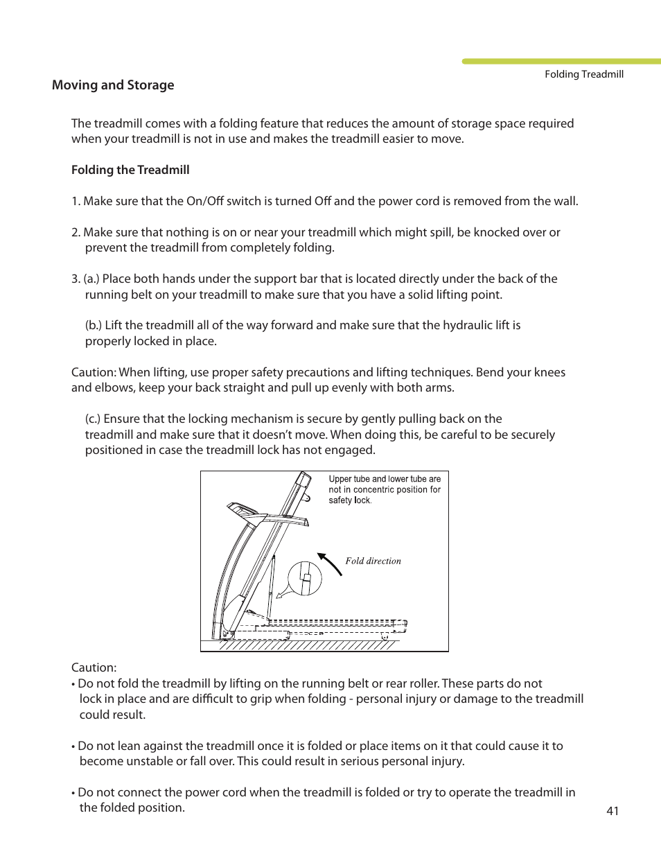 LifeSpan TR3000i User Manual | Page 41 / 48