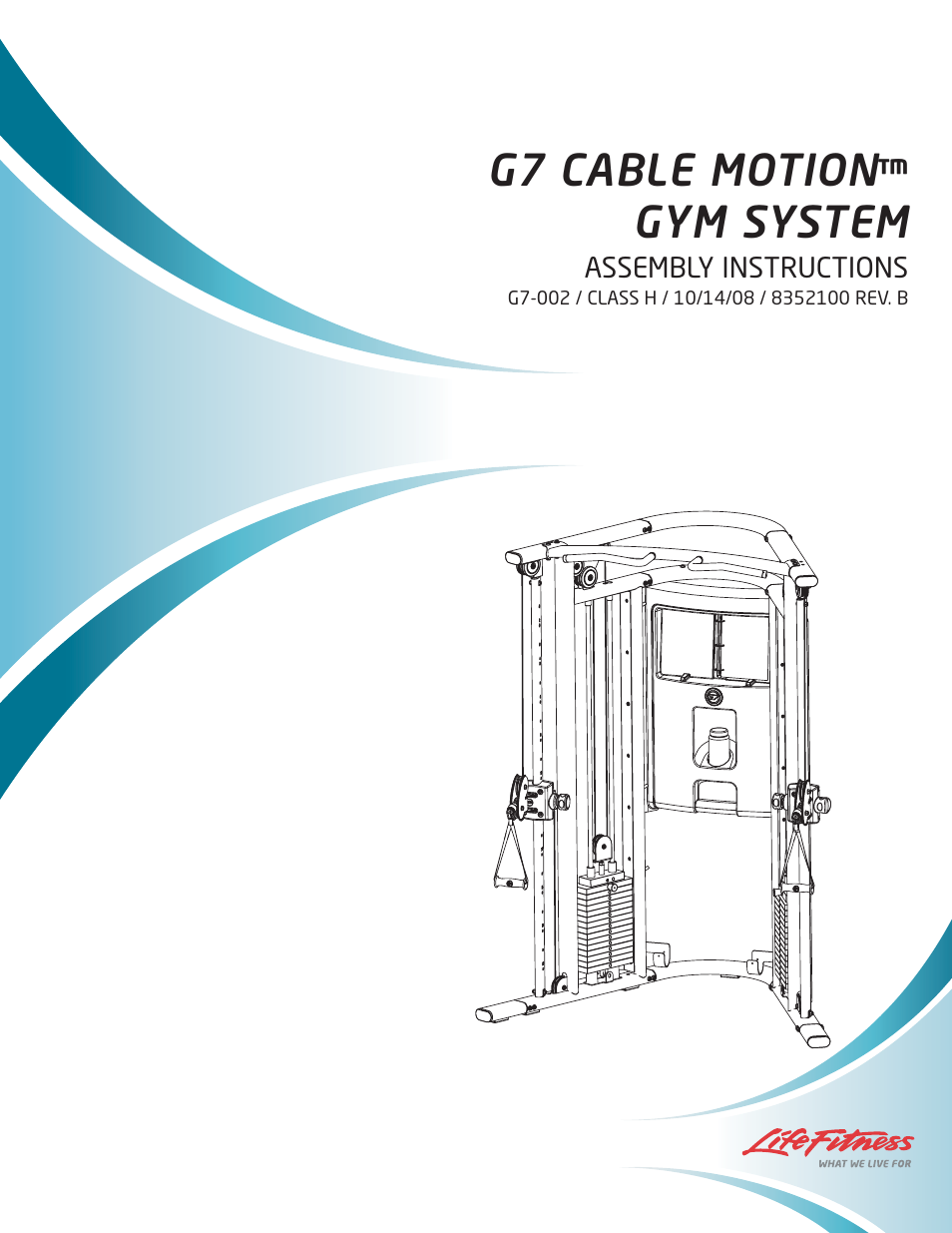 Life Fitness Cable Motion G7-002 User Manual | 26 pages
