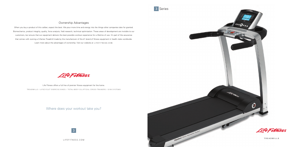 Life Fitness F3 Folding Treadmill User Manual | 6 pages