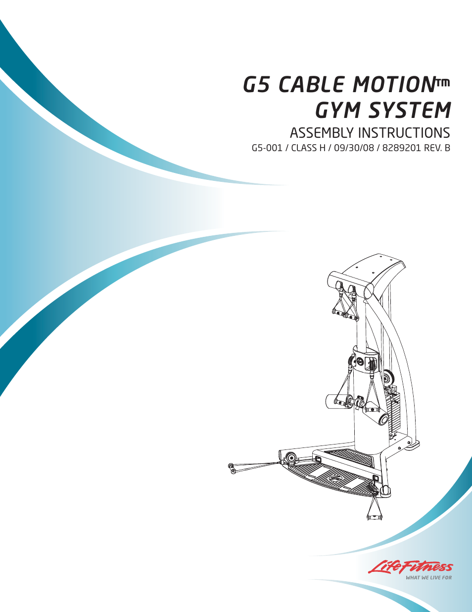 Life Fitness Cable Motion 8289201 REV. B User Manual | 24 pages
