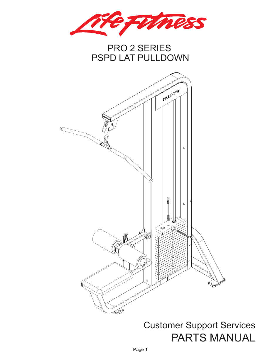 Life Fitness Pro 2 Series PSPD User Manual | 11 pages