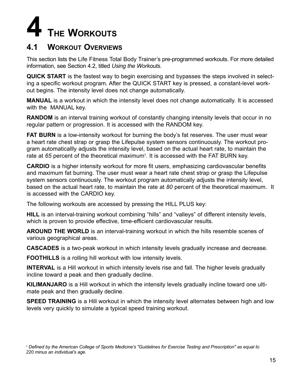 Life Fitness 91Xi User Manual | Page 16 / 83