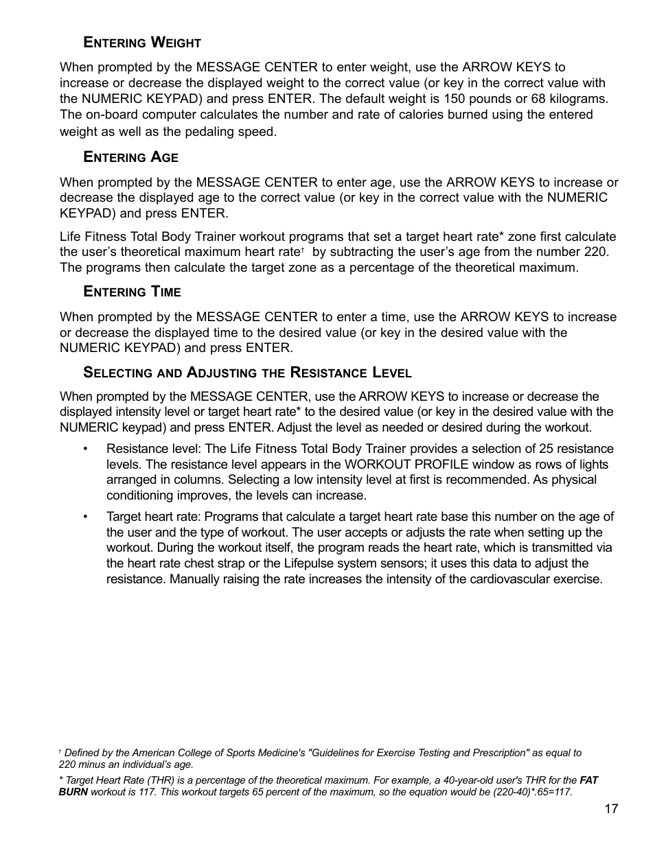 Life Fitness 91Xi User Manual | Page 18 / 83