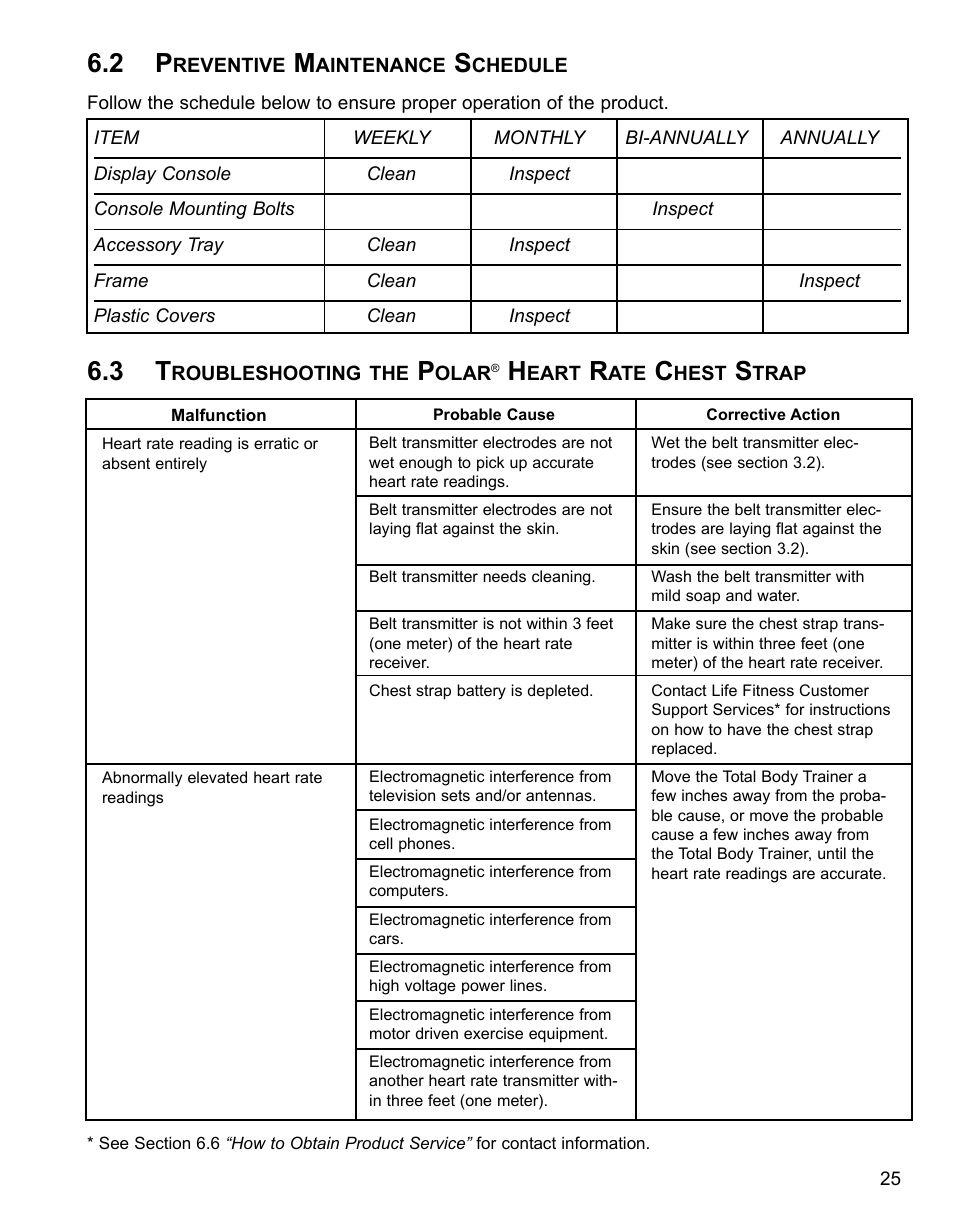 Life Fitness 91Xi User Manual | Page 26 / 83