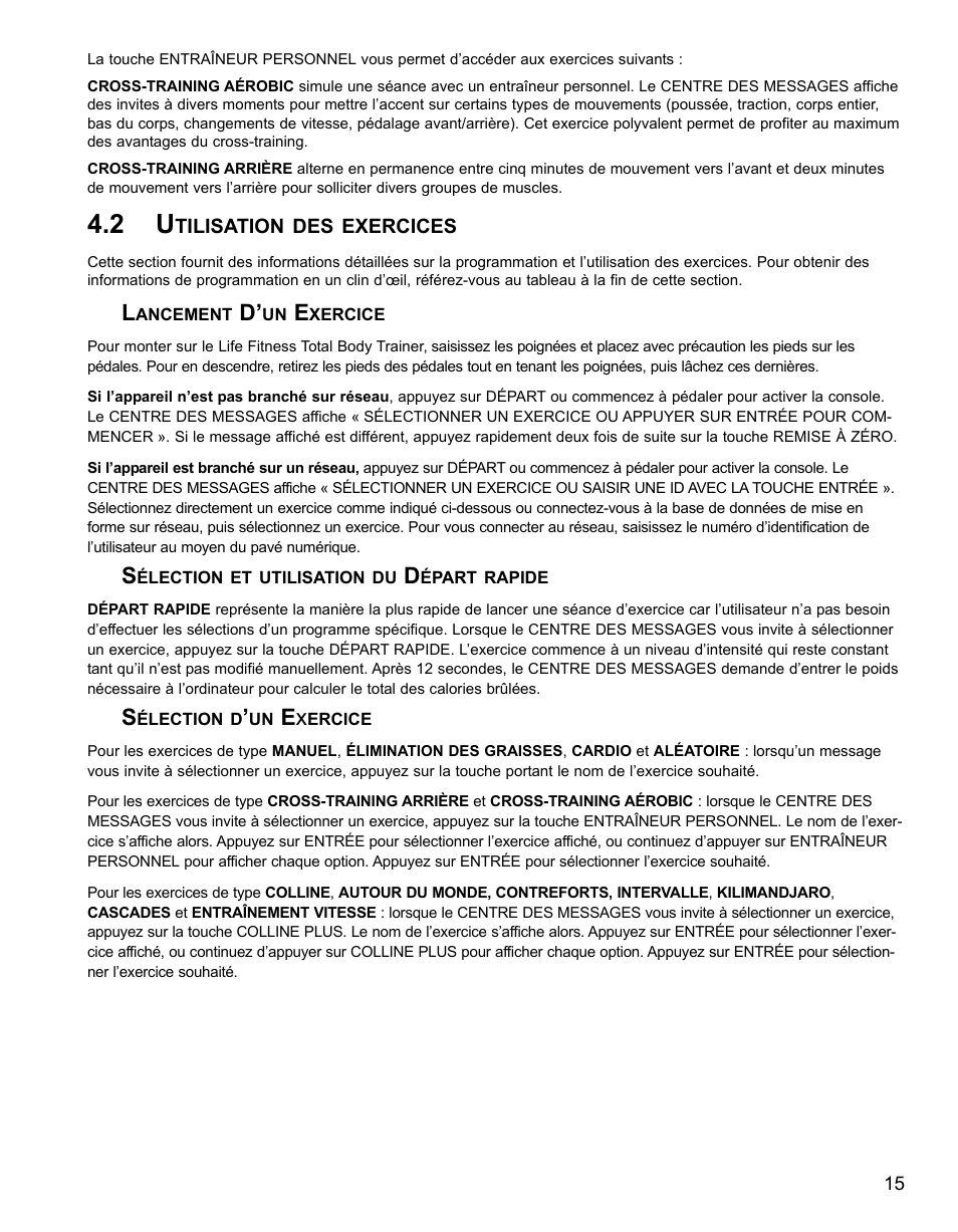 Life Fitness 91Xi User Manual | Page 44 / 83