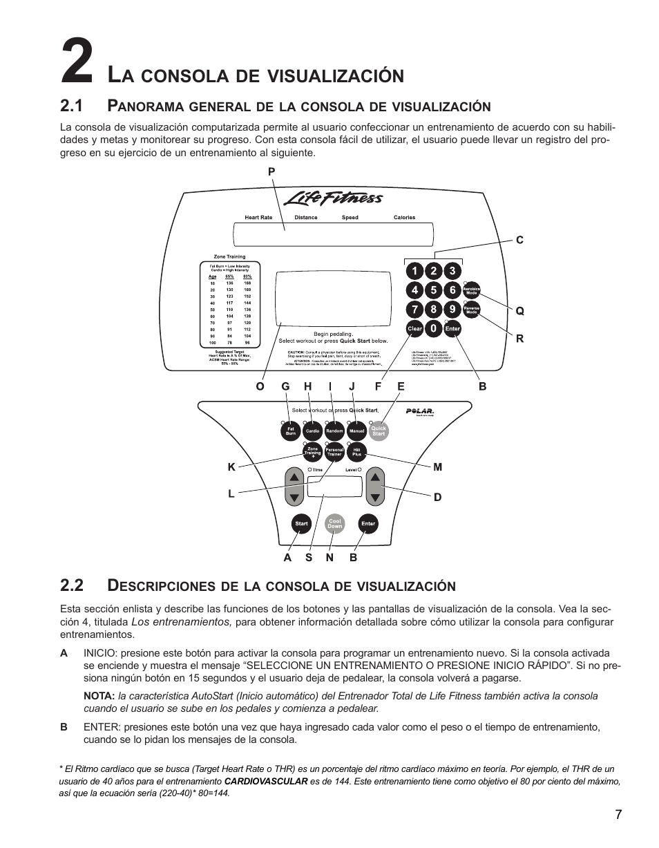 Life Fitness 91Xi User Manual | Page 63 / 83