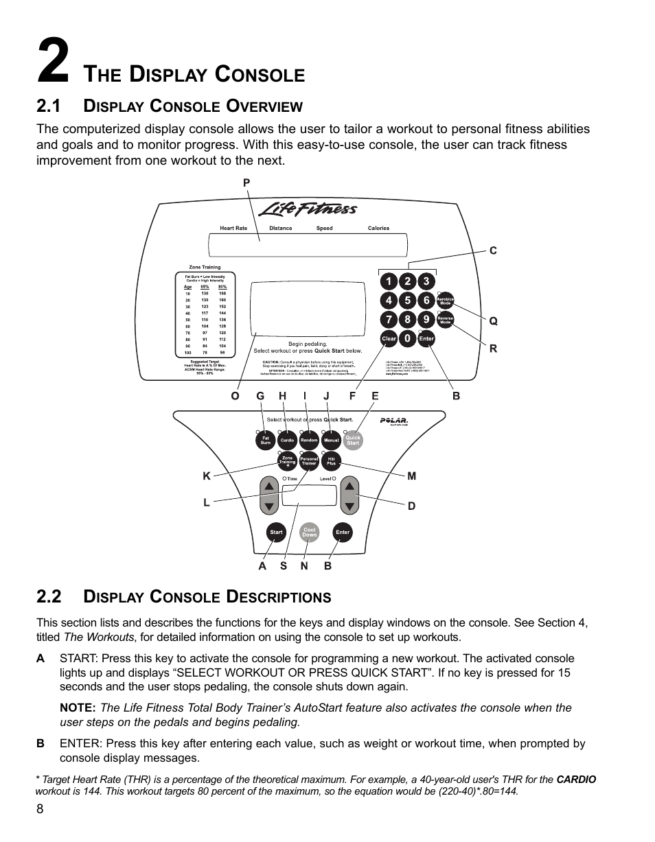 Life Fitness 91Xi User Manual | Page 9 / 83