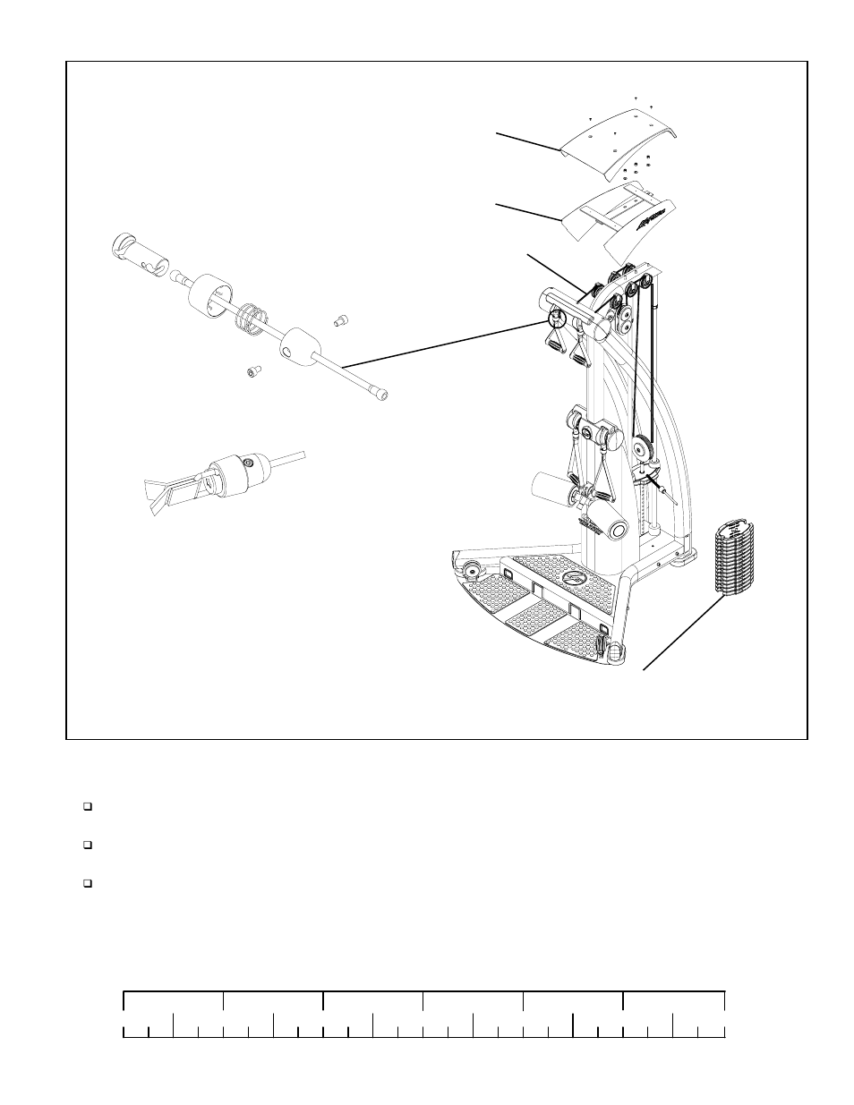 Figure 1, Cable end assembly | Life Fitness GS5 User Manual | Page 4 / 11