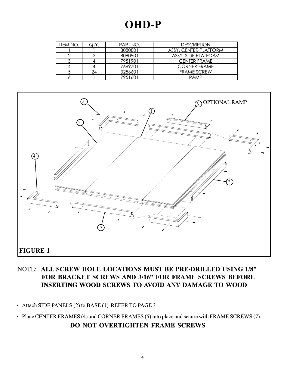 Life Fitness OHD-LIP User Manual | Page 4 / 10