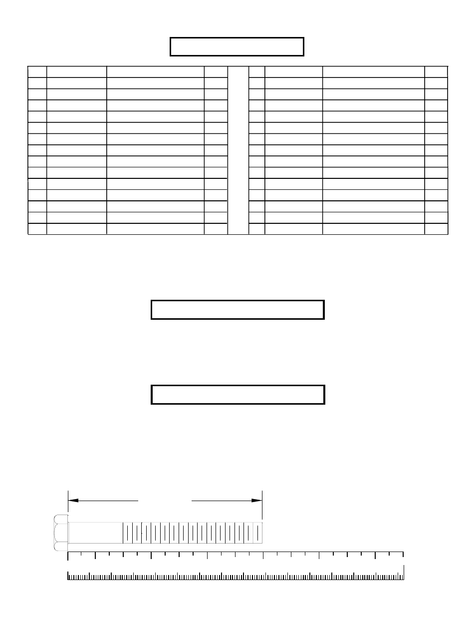 Parts list, Tools required for assembly, Bolt length ruler | Life Fitness Hammer Strength OHDMR User Manual | Page 2 / 15