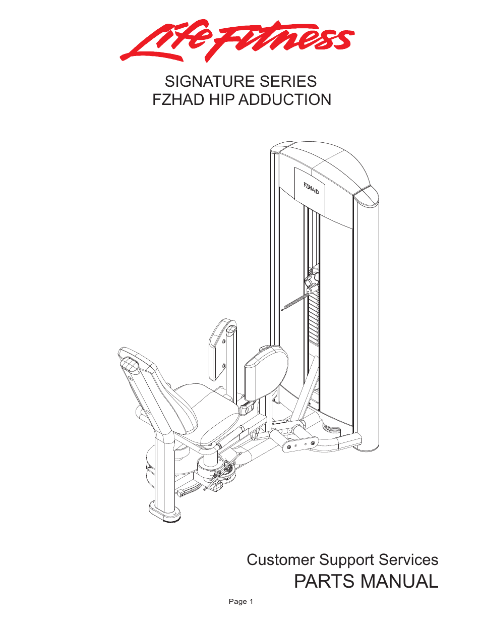 Life Fitness FZHAD User Manual | 13 pages