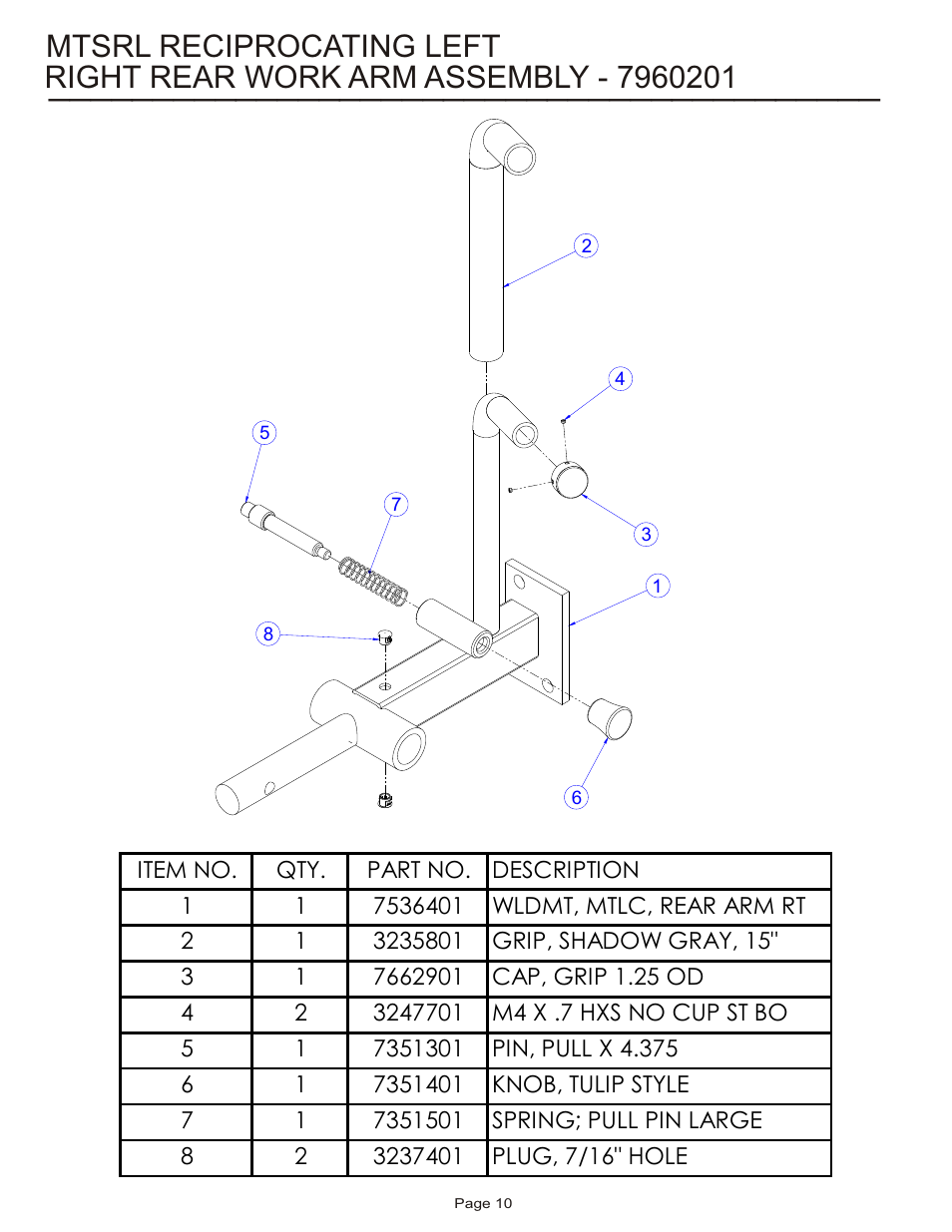 Life Fitness MTSRL User Manual | Page 10 / 21