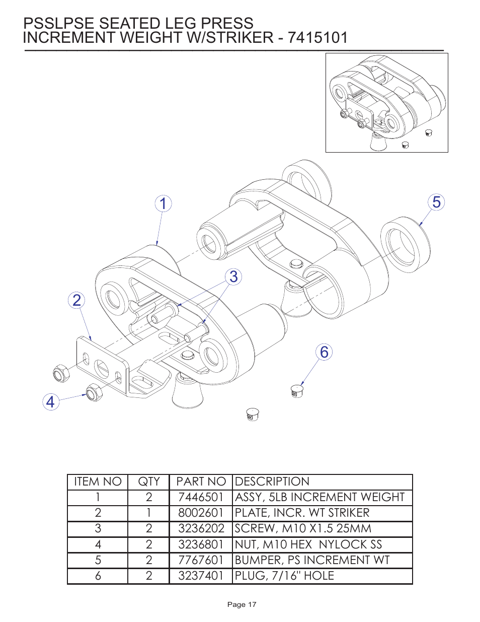 Psslpse seated leg press | Life Fitness Pro 2 Series PSSLPSE User Manual | Page 17 / 22
