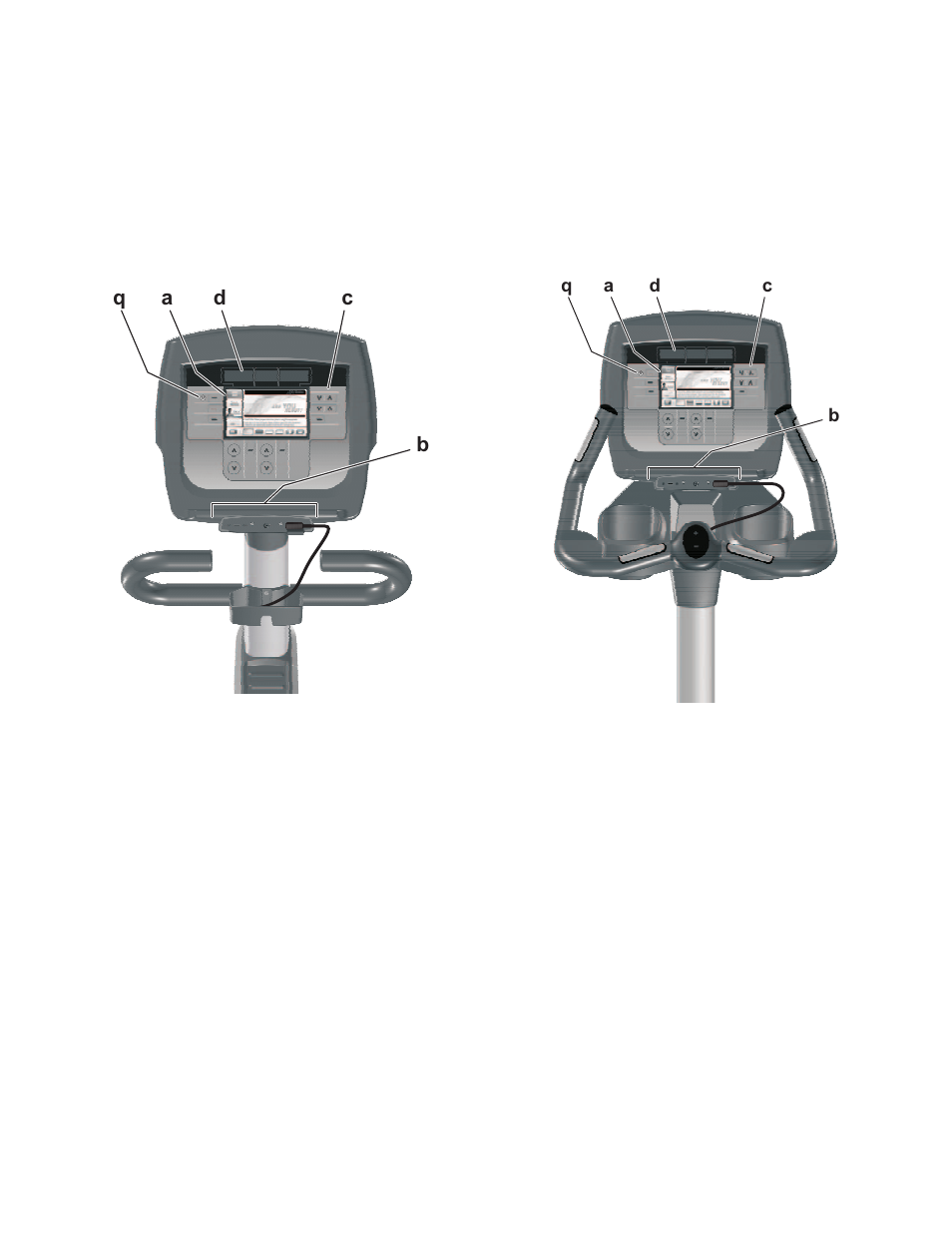 Lcd c | Life Fitness Exercise Bike Inspire Console 95R Lifecycle User Manual | Page 8 / 42