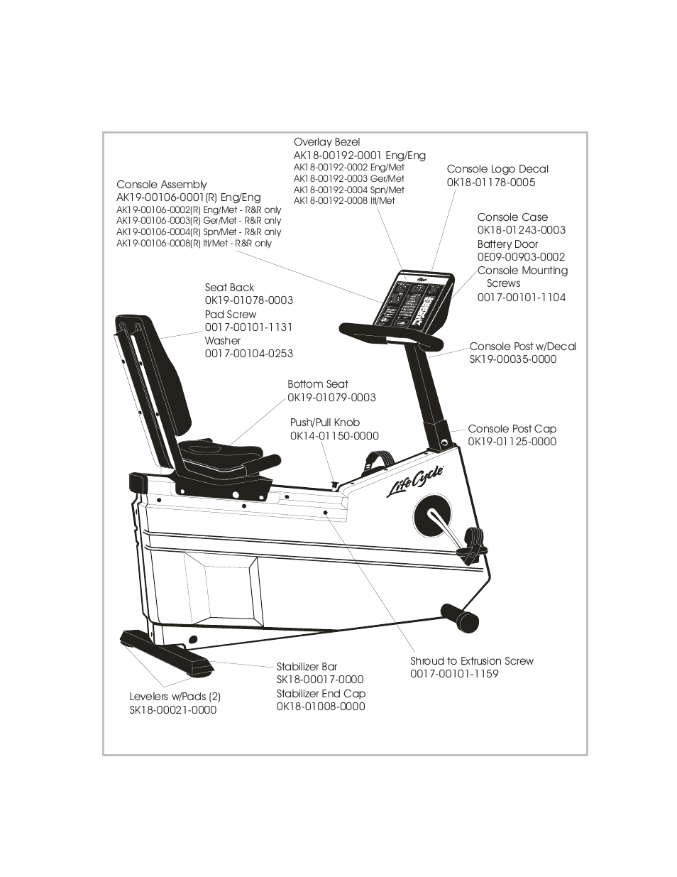 Life Fitness LC-9500R (RE) User Manual | 3 pages