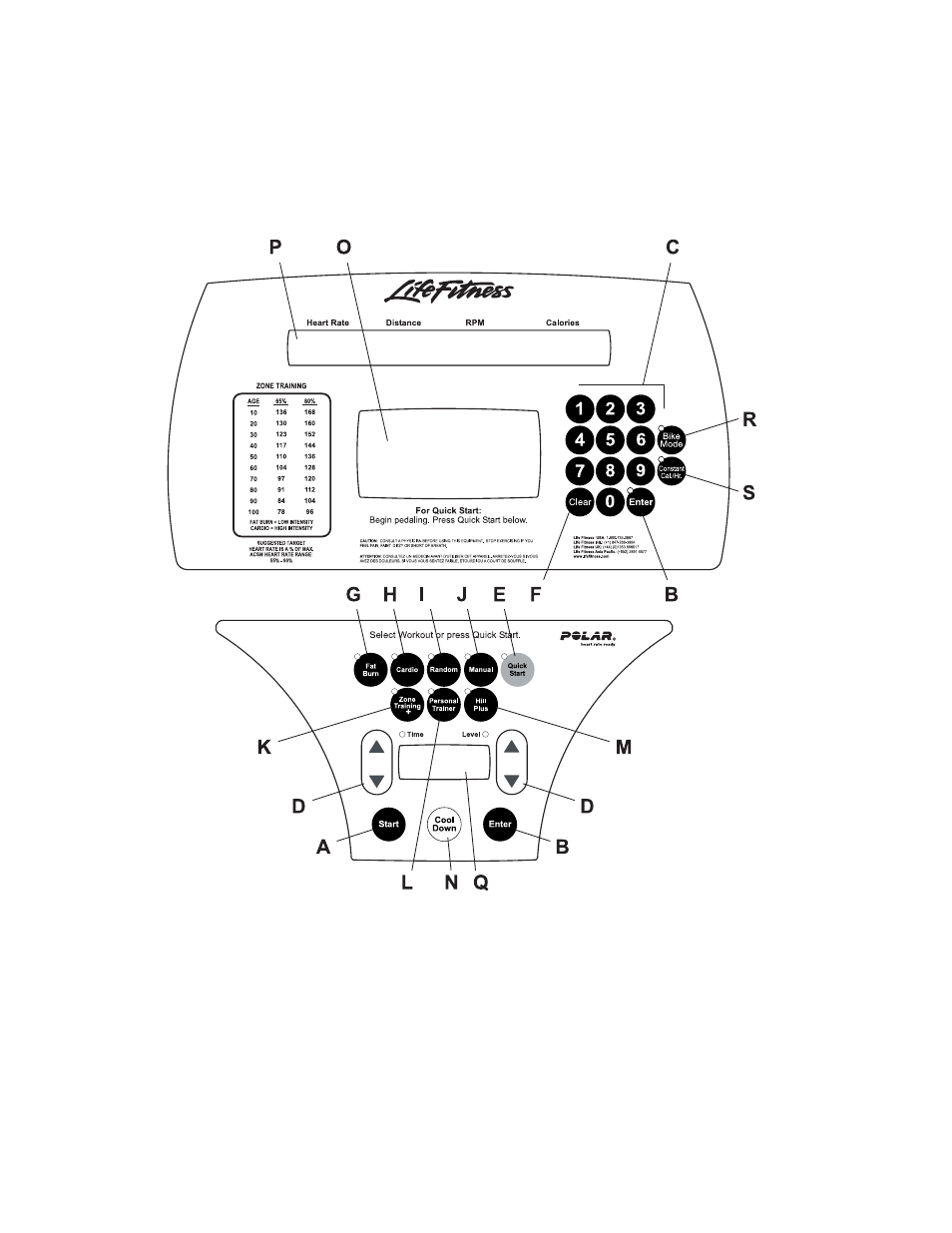 Life Fitness LIFECYCLE M051-00K39-A167 User Manual | Page 11 / 37