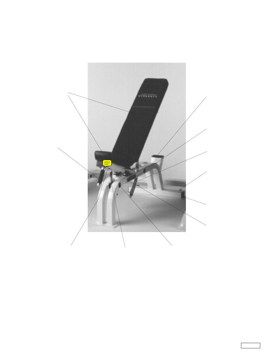 Life Fitness Adjustable Bench 30FB User Manual | 1 page