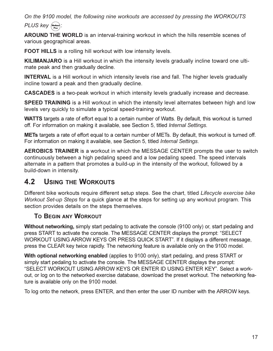 Life Fitness 9100 User Manual | Page 18 / 32