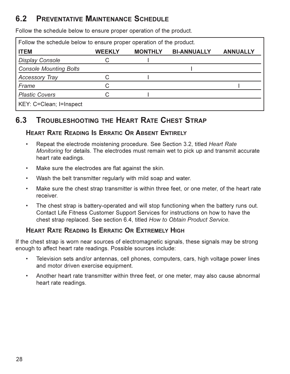 Life Fitness 9100 User Manual | Page 29 / 32