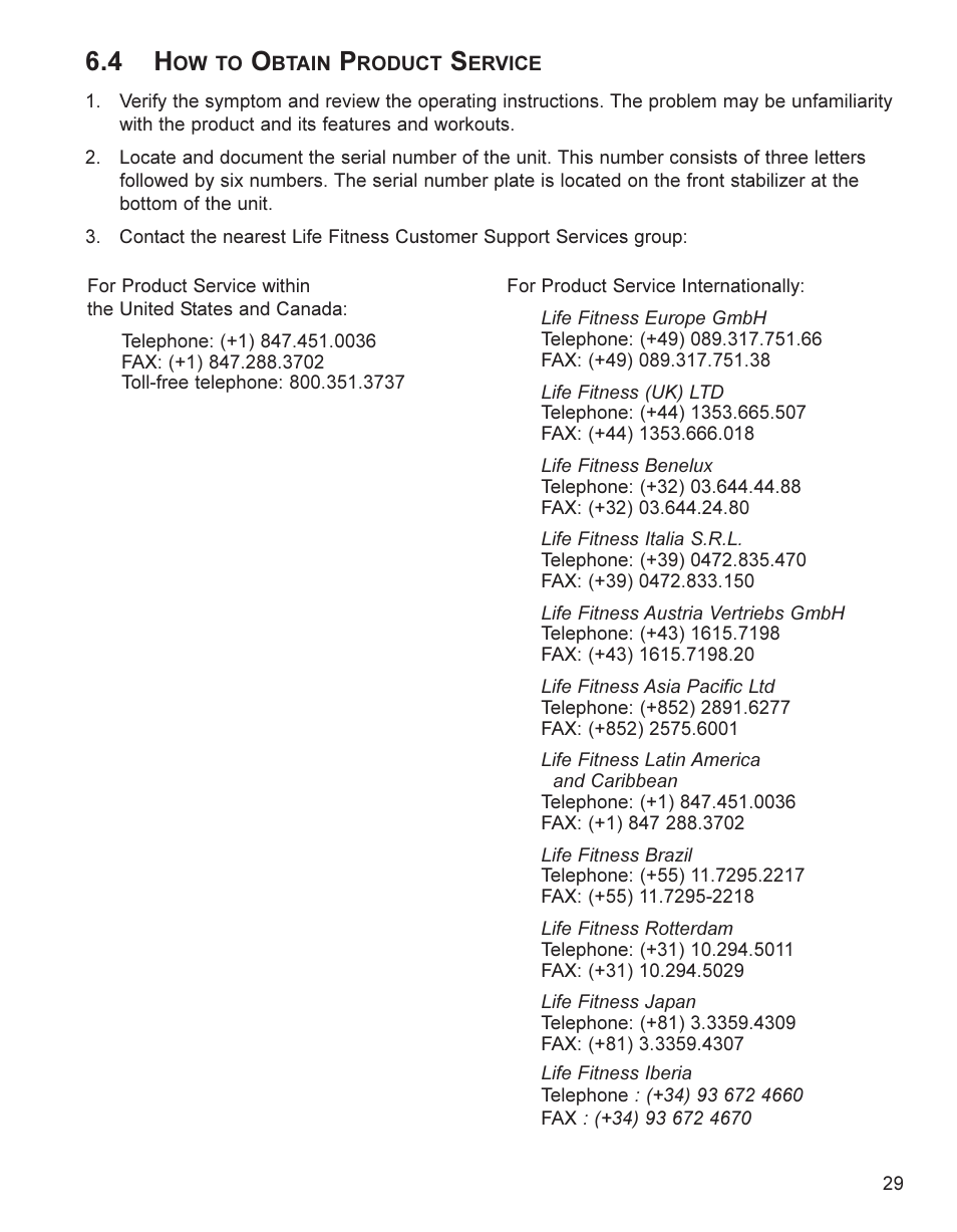 Life Fitness 9100 User Manual | Page 30 / 32