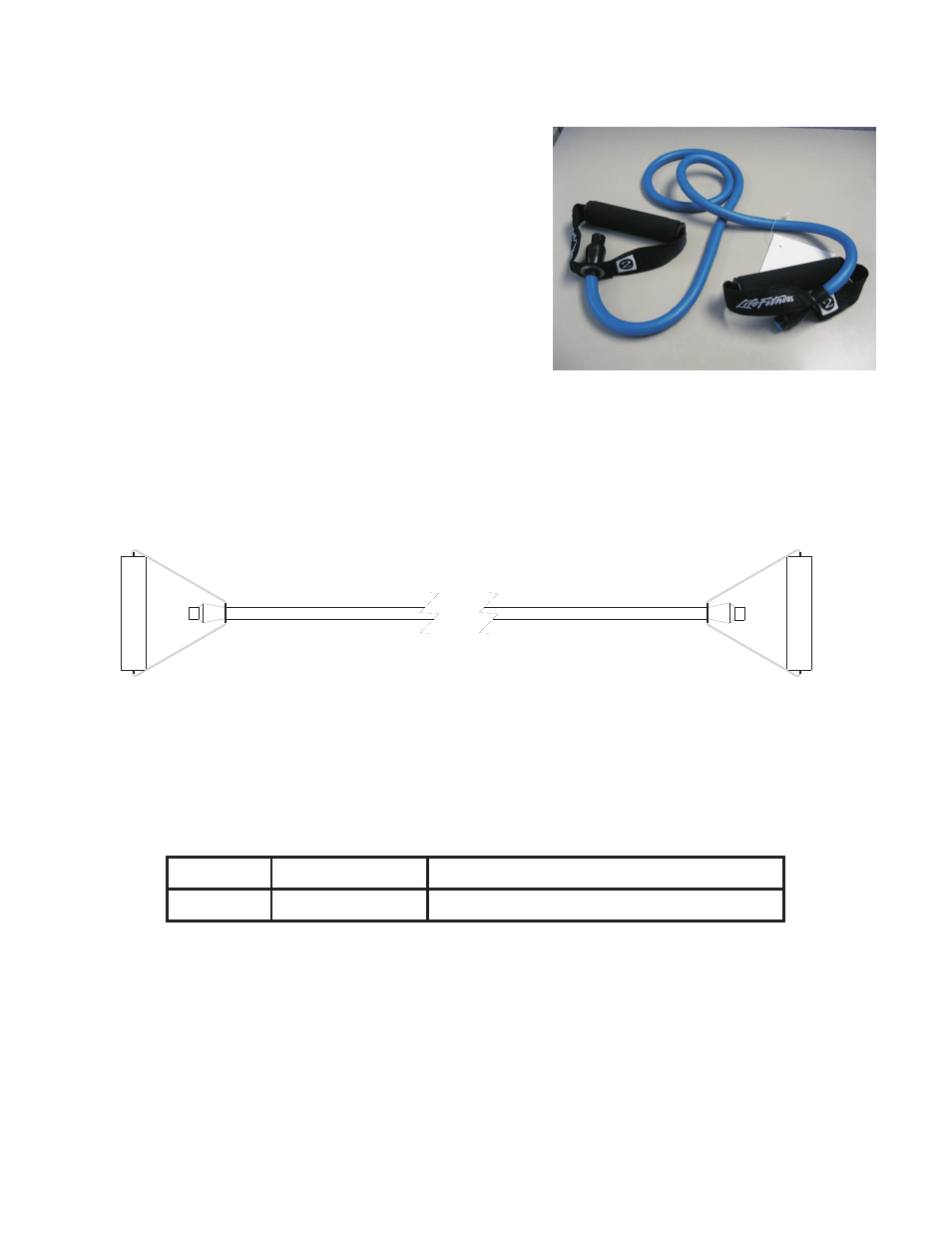 Body shape accessory kit, Level 1 resistance band (blue) | Life Fitness AKIT1-00-01 User Manual | Page 6 / 16