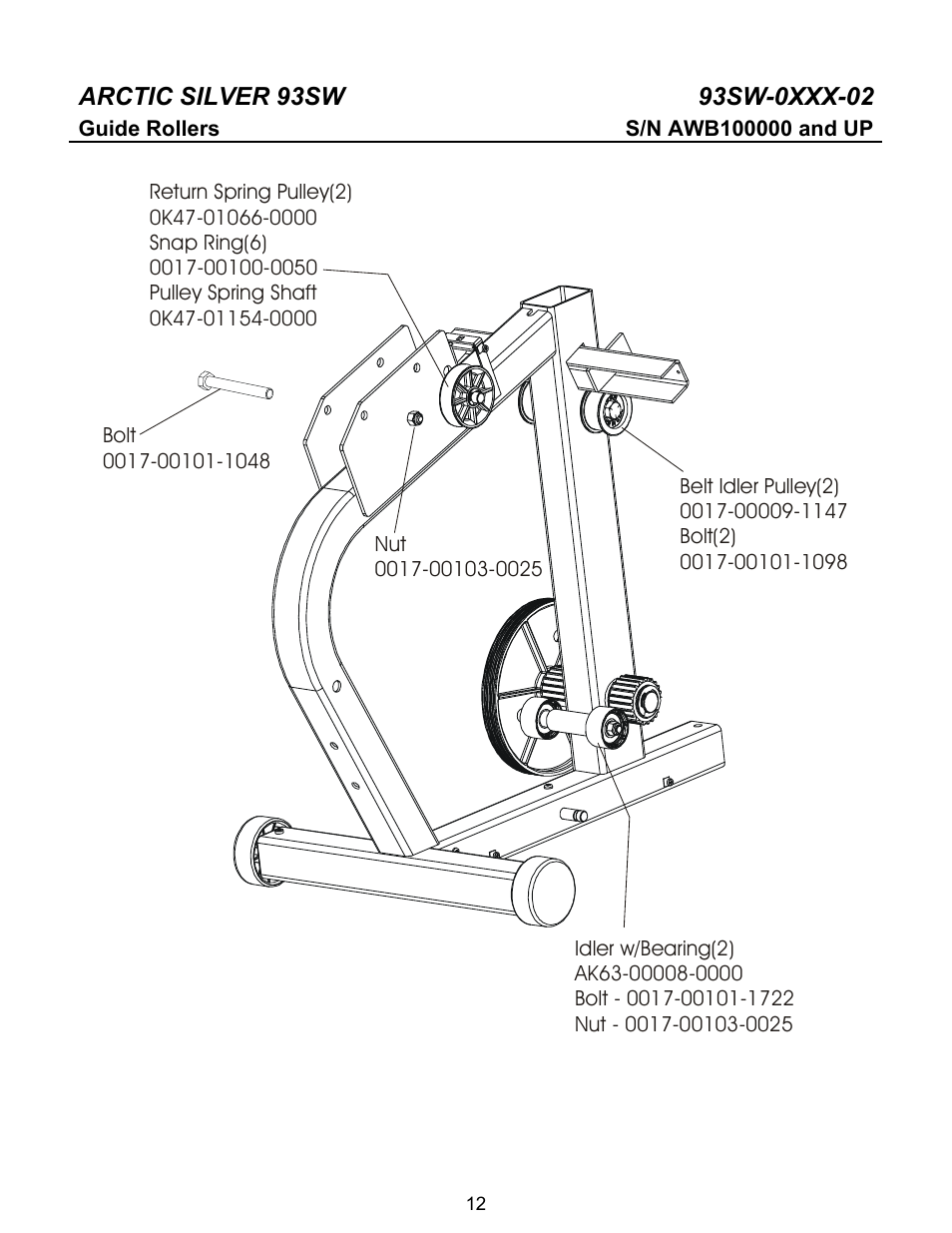 Life Fitness 93SW User Manual | Page 12 / 15