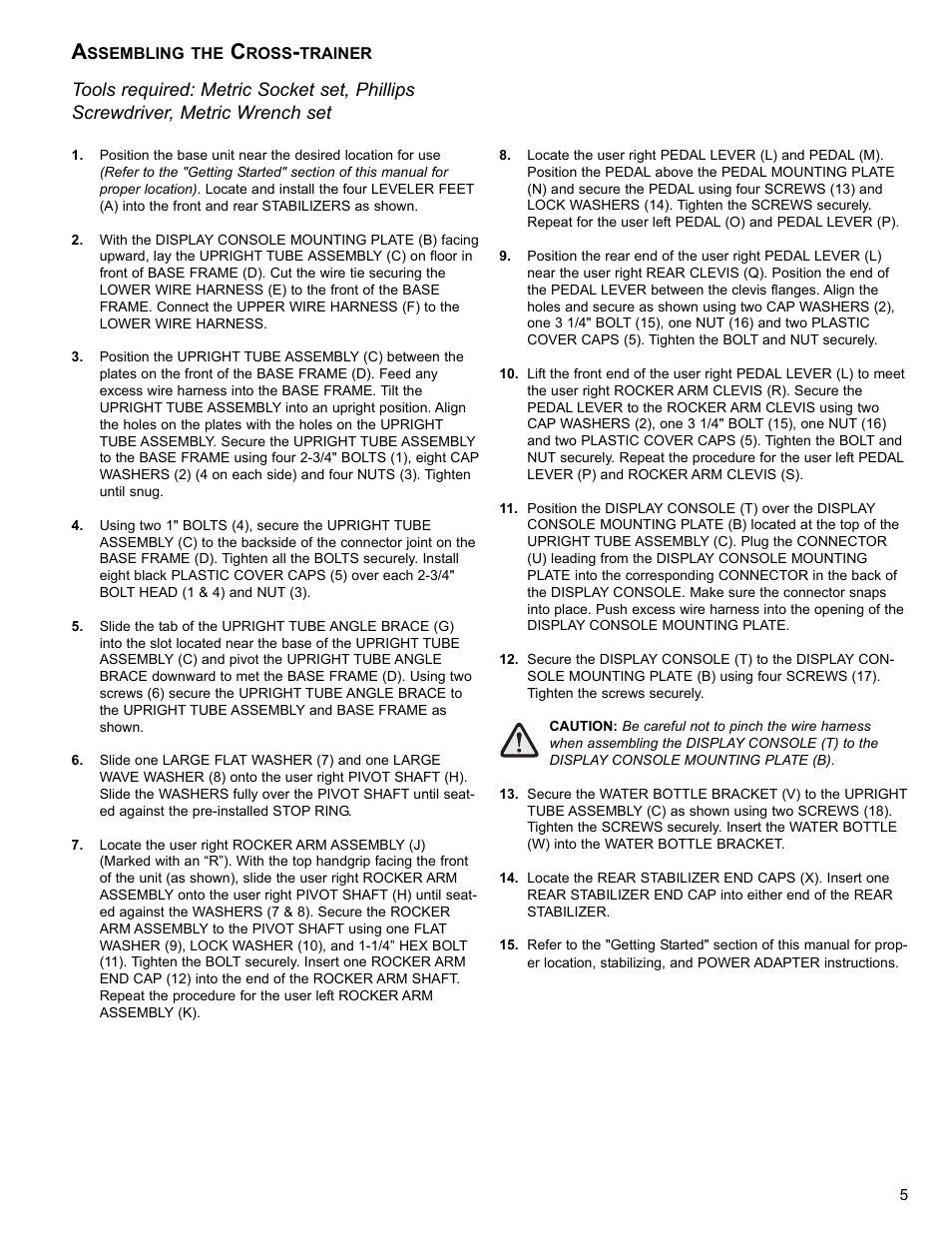 Life Fitness SX30 User Manual | Page 6 / 20