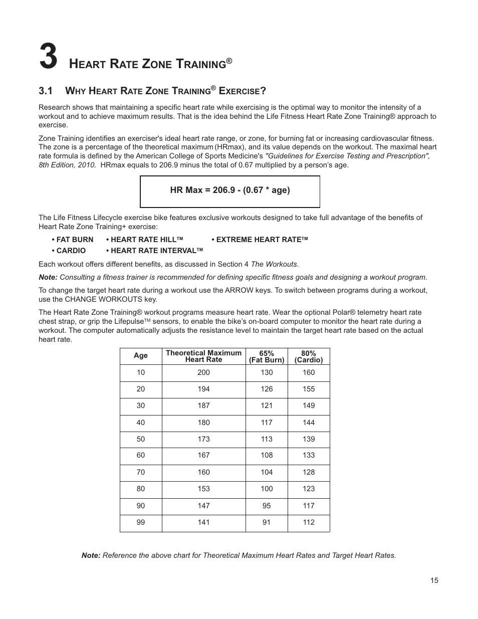 Life Fitness CLUB SERIES RECUMBENT LIFECYCLE M051-00K39-A196 User Manual | Page 16 / 44