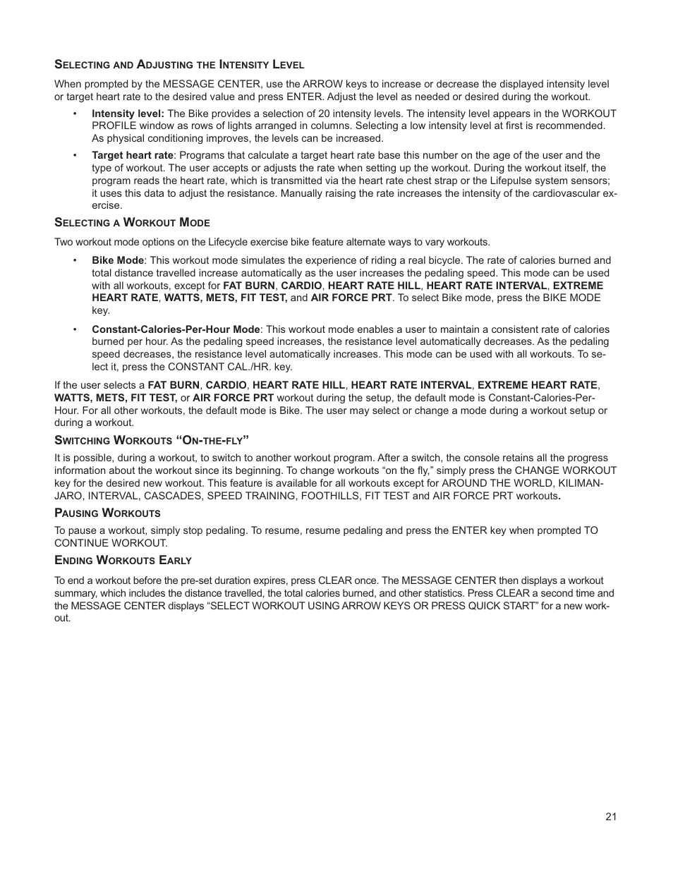 Life Fitness CLUB SERIES RECUMBENT LIFECYCLE M051-00K39-A196 User Manual | Page 22 / 44