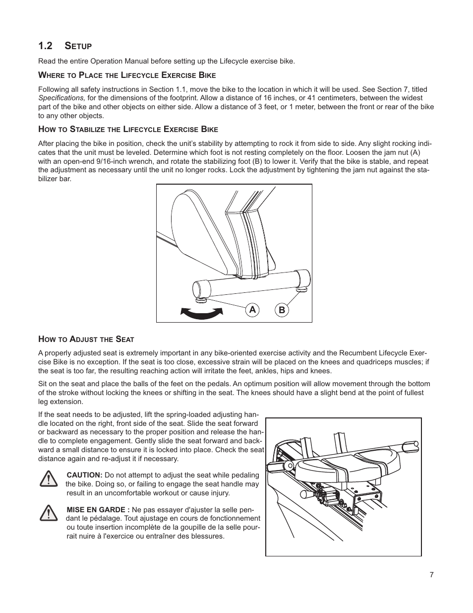 Life Fitness CLUB SERIES RECUMBENT LIFECYCLE M051-00K39-A196 User Manual | Page 8 / 44