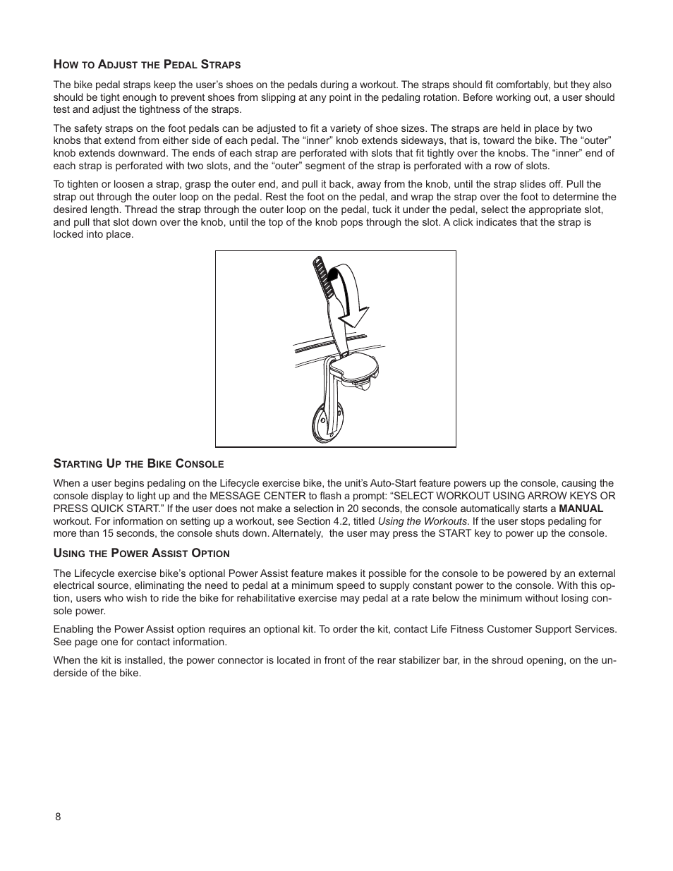 Life Fitness CLUB SERIES RECUMBENT LIFECYCLE M051-00K39-A196 User Manual | Page 9 / 44