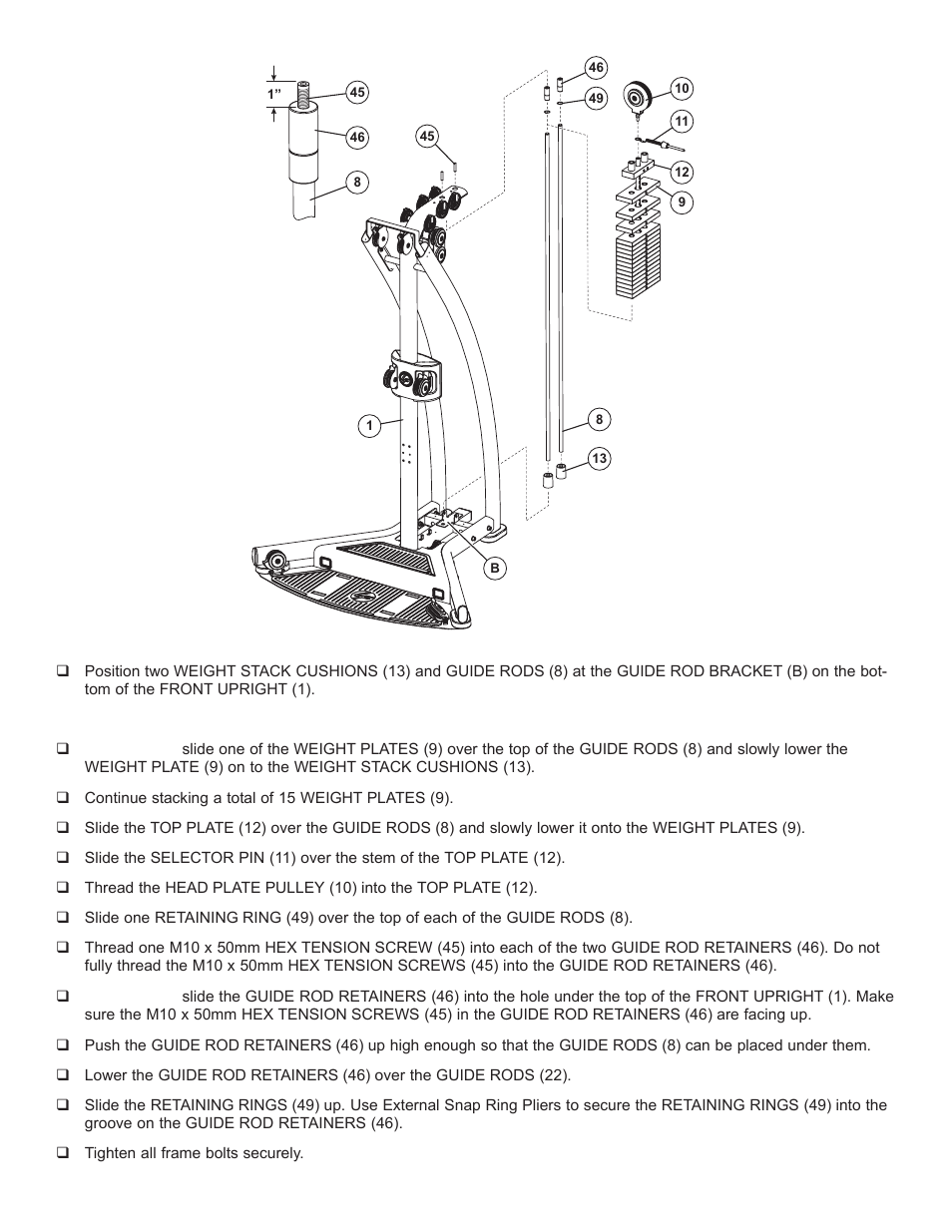 Life Fitness G5 CABLE MOTION G5-001 User Manual | Page 12 / 24