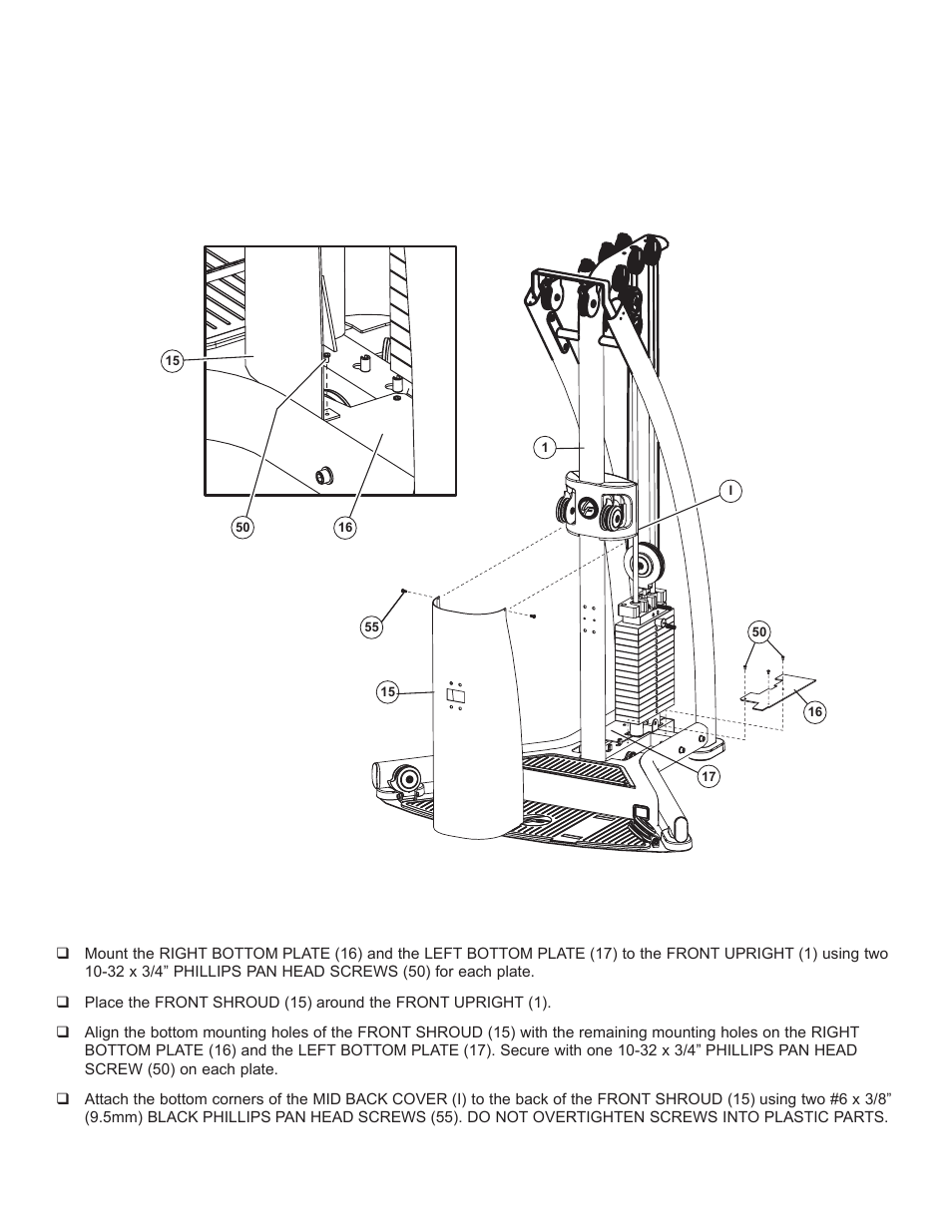 Life Fitness G5 CABLE MOTION G5-001 User Manual | Page 15 / 24