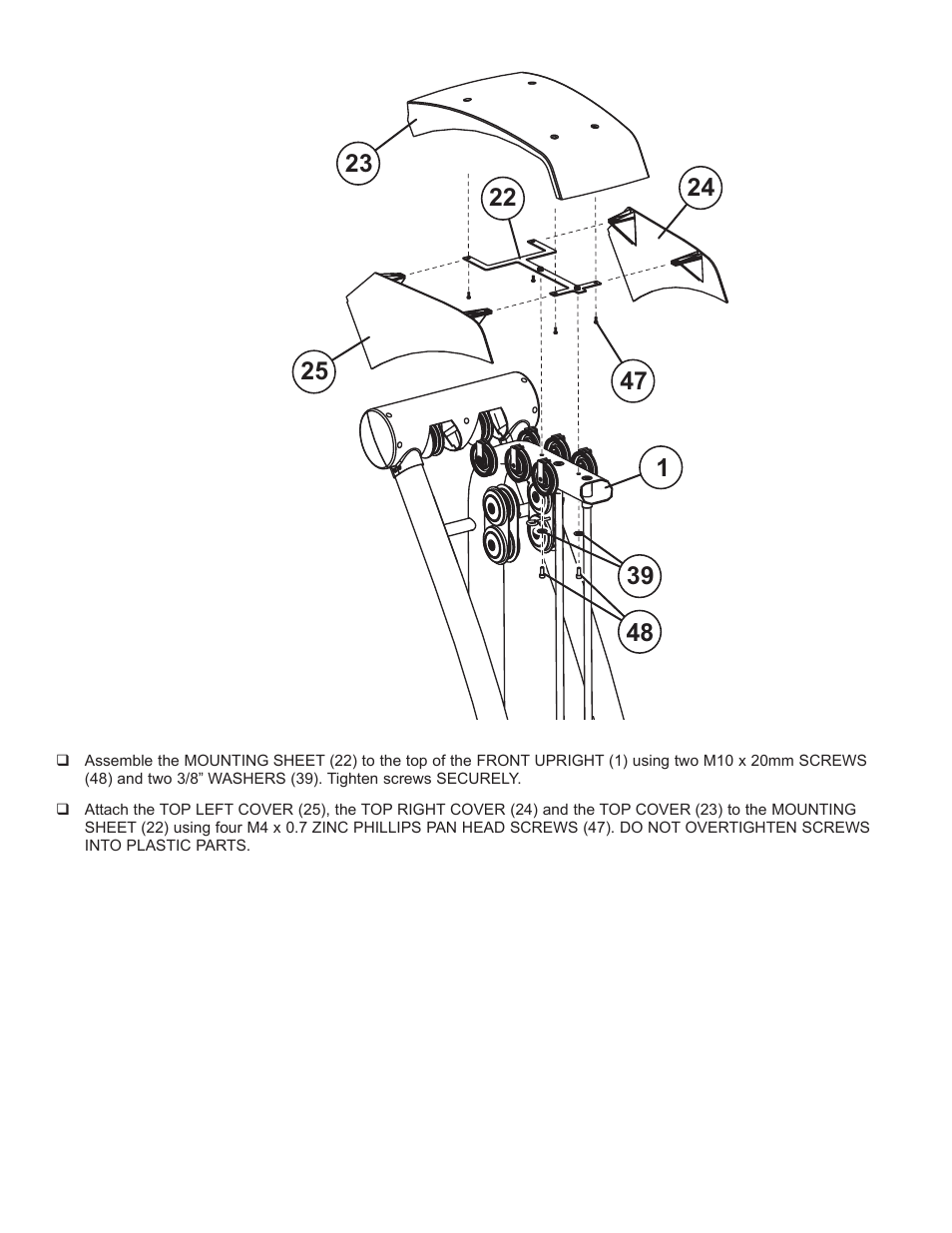 Life Fitness G5 CABLE MOTION G5-001 User Manual | Page 20 / 24