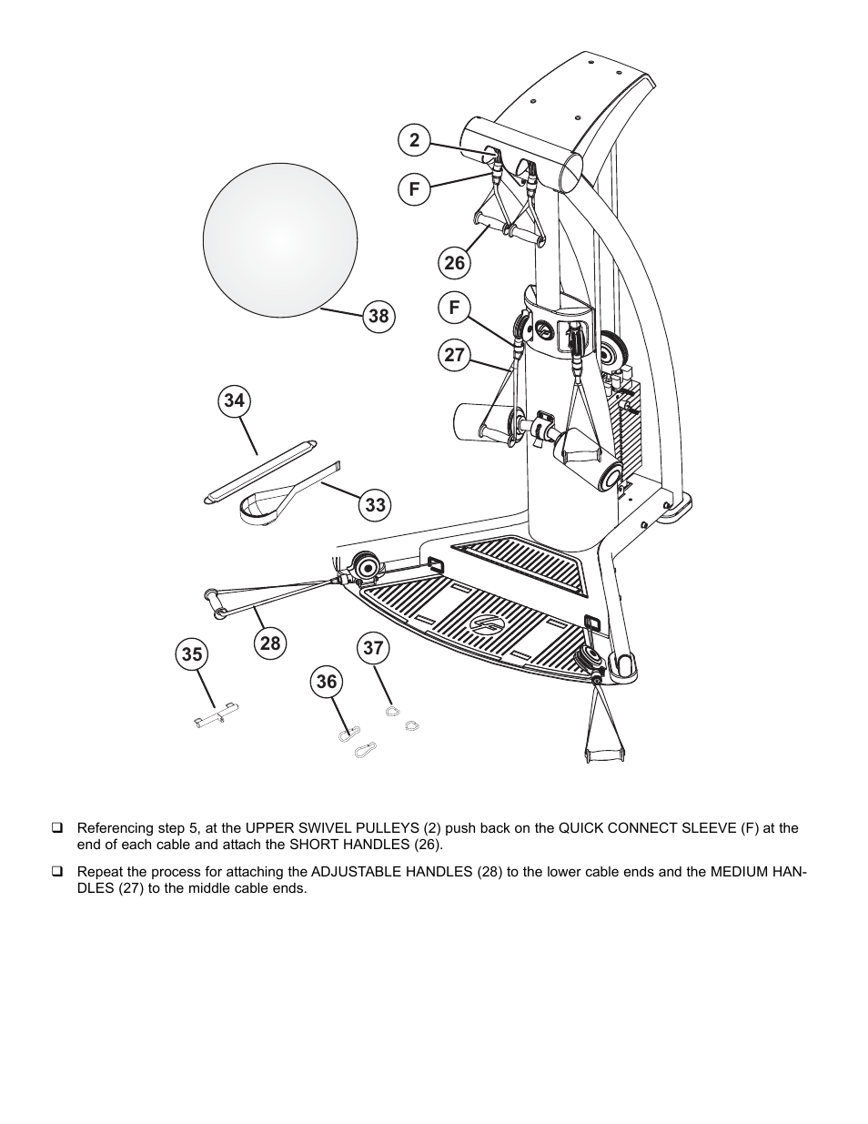 Life Fitness G5 CABLE MOTION G5-001 User Manual | Page 21 / 24