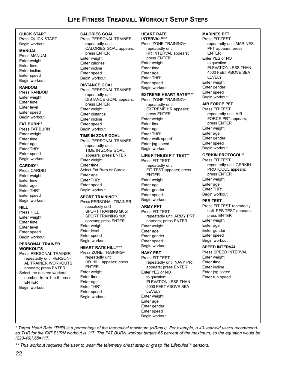 Life Fitness 95Ti User Manual | Page 23 / 54