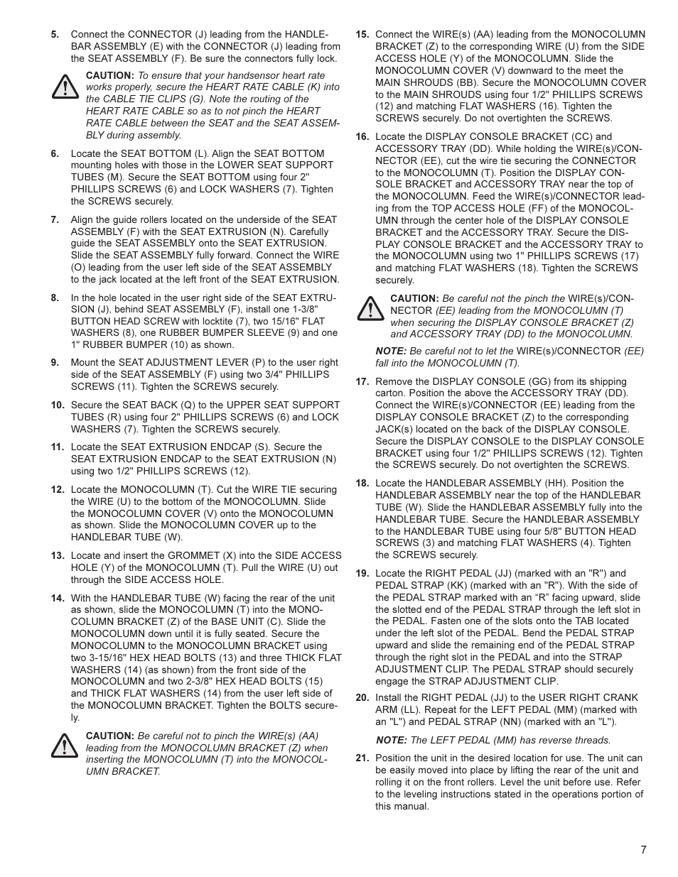 Life Fitness RT8 User Manual | Page 8 / 34