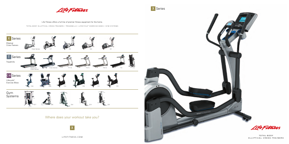 Life Fitness X1 User Manual | 10 pages