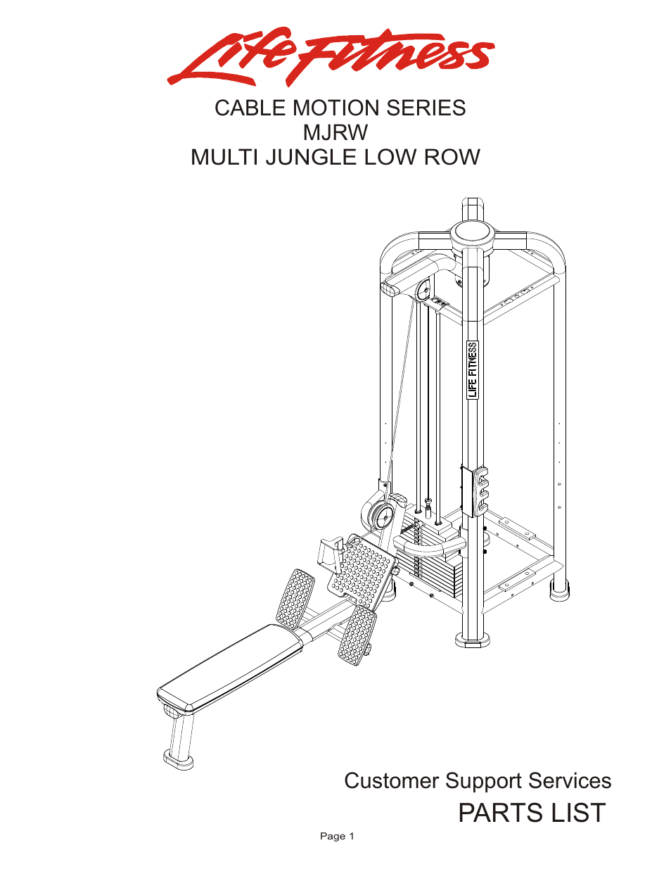 Life Fitness MJAXO User Manual | 8 pages
