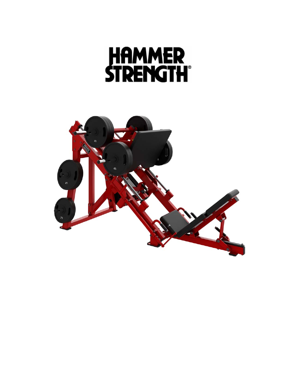 Life Fitness Hammer Strength Linear Leg Press 8344901 User Manual | 11 pages