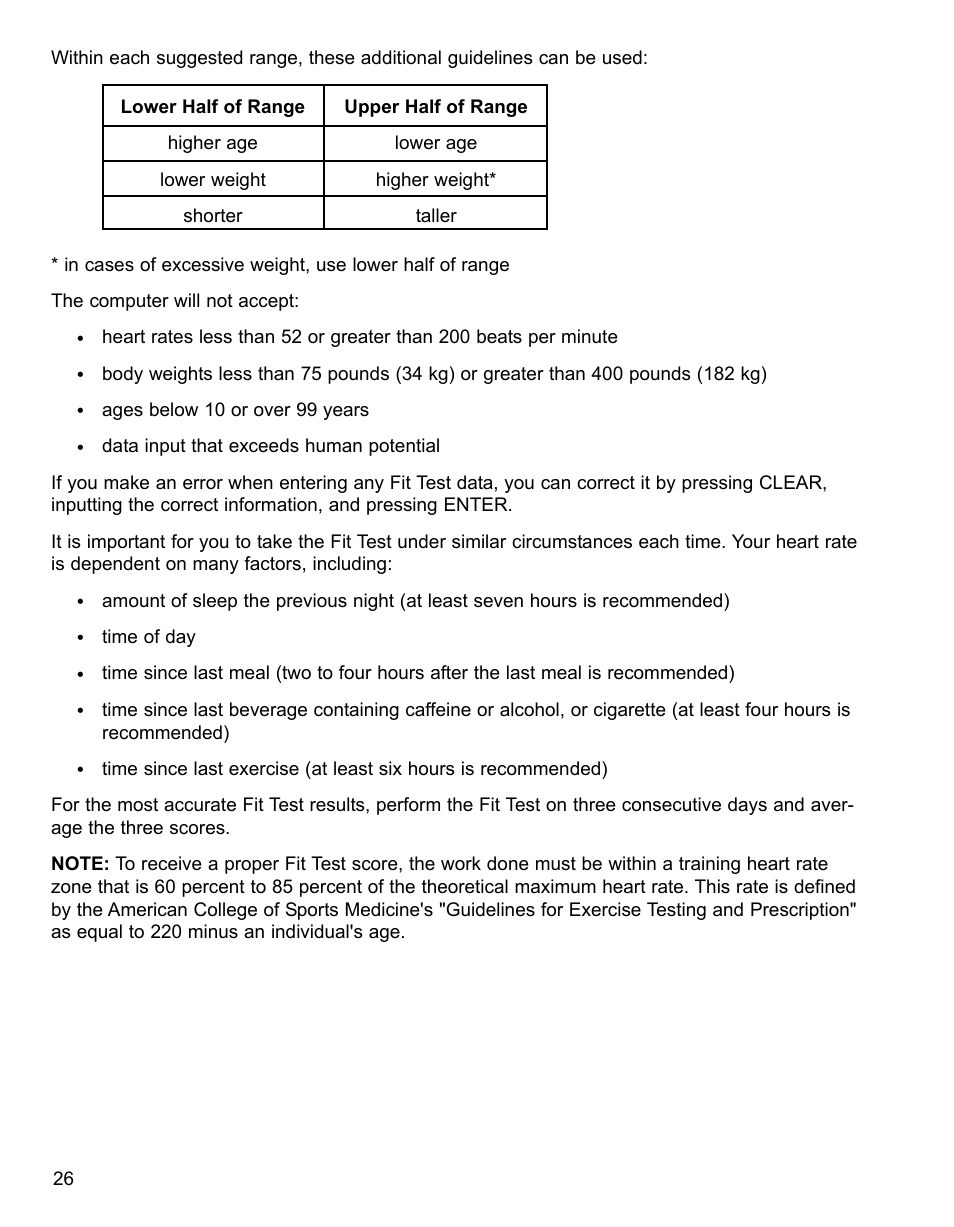 Life Fitness 93SI User Manual | Page 28 / 37